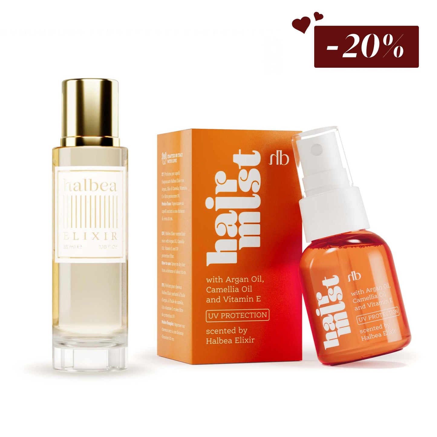 Halbea Hair Mist Haarparfüm mit UV-Schutz + Vitaminen - Silent Breath 264 Cremige Vanille