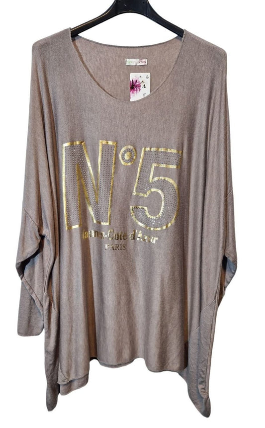 Oversize Butterstoff Pullover 46 48 50