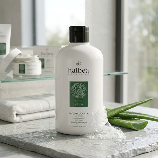 Halbea Aloe Vera - Beruhigendes Duschgel Badeschaum 🛁 - 500ml