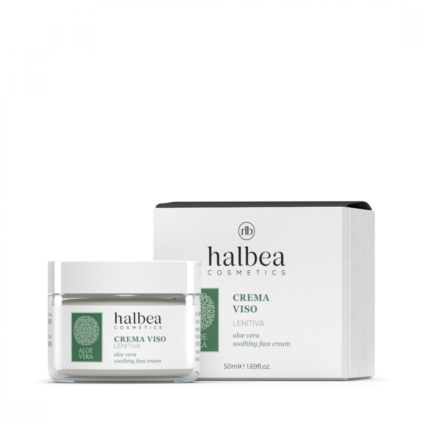 Halbea - Aloe Vera Gesichtscreme - Beruhigende Feuchtigkeits-Booster