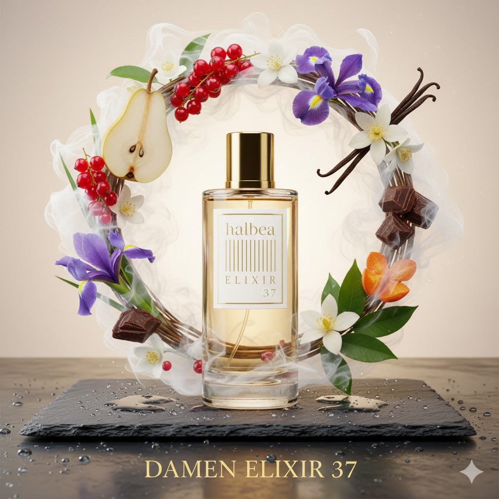 Das Leben ist schön mit Praline Birne Orange - 37 - Halbea Damen Elixir - Duft