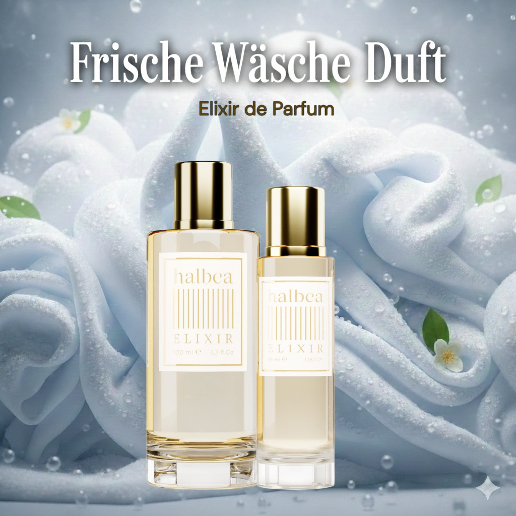 Frische Wäsche Duft - Ivory Charm 202 - Halbea Damen Elixir - Nischenduft - Blumig Sinnlich Elegant