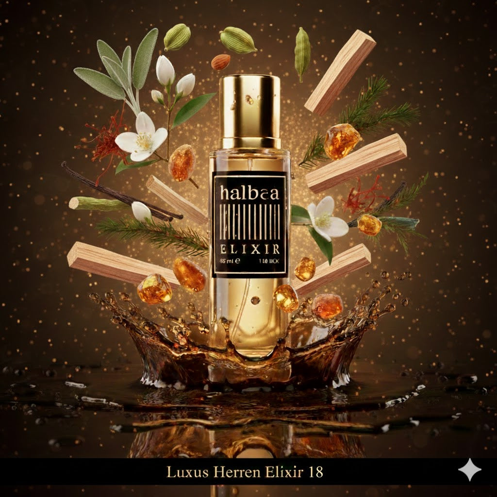 Gentleman Prestige Luxus Halbea Herren Elixir 18 - mit Kardamom Vetiver Vanille