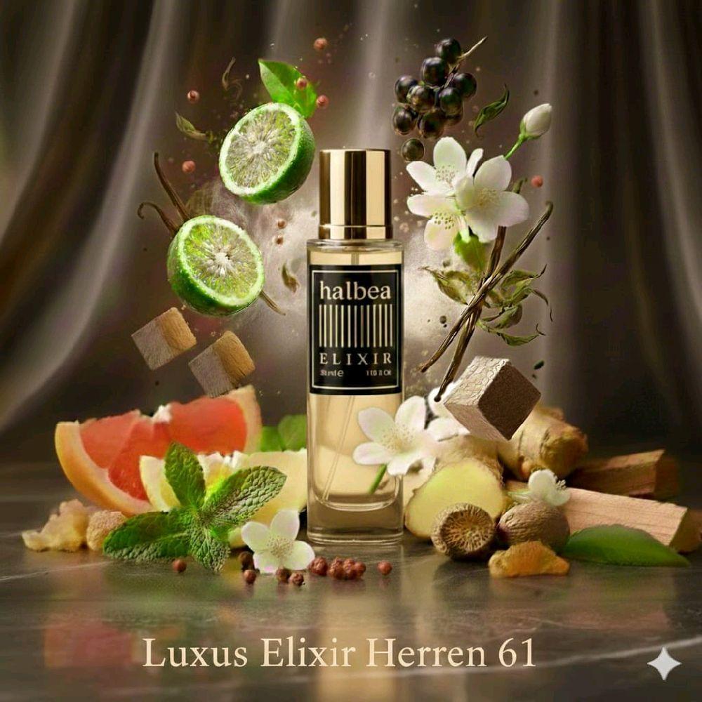 Halbea Herren Luxus Elixir 61 Holzig Würzig - Maskulin Statement Signature-Duft