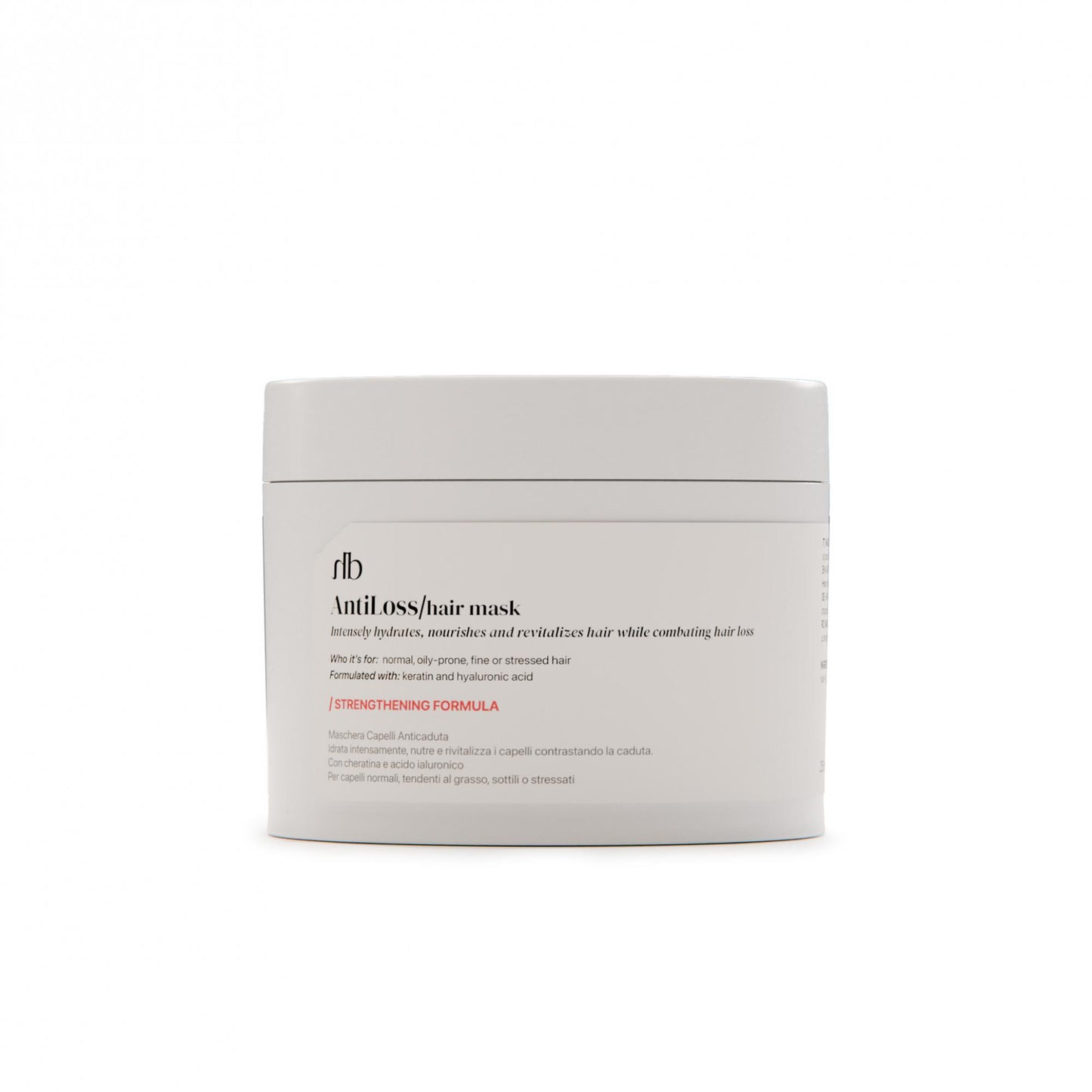 Anti-Haarausfall-Haarmaske mit Keratin und Hyaluronsäure