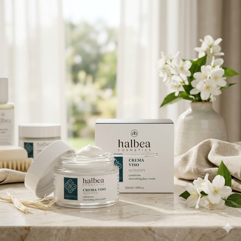 Halbea - Kolostum Gesichtscreme - Intensive Pflege für empfindliche & sensible Haut