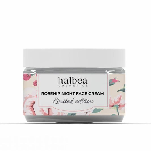 Roseship Night by Halbea - Nachtcreme mit Wildrosenöl - Limited Edition - 50ml