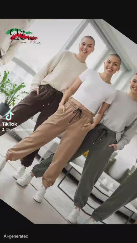 Italy Mode Babycord Jogpants Hose 38 40 42