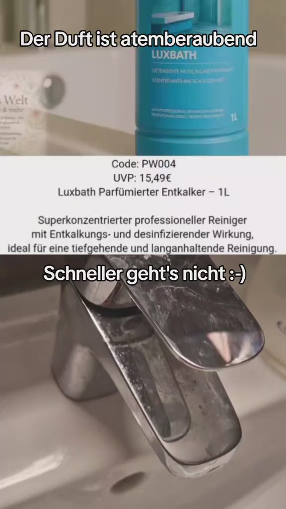LUXBATH 💎 Duftender High Performance Entkalker Badreiniger PROWIPS HCCAP