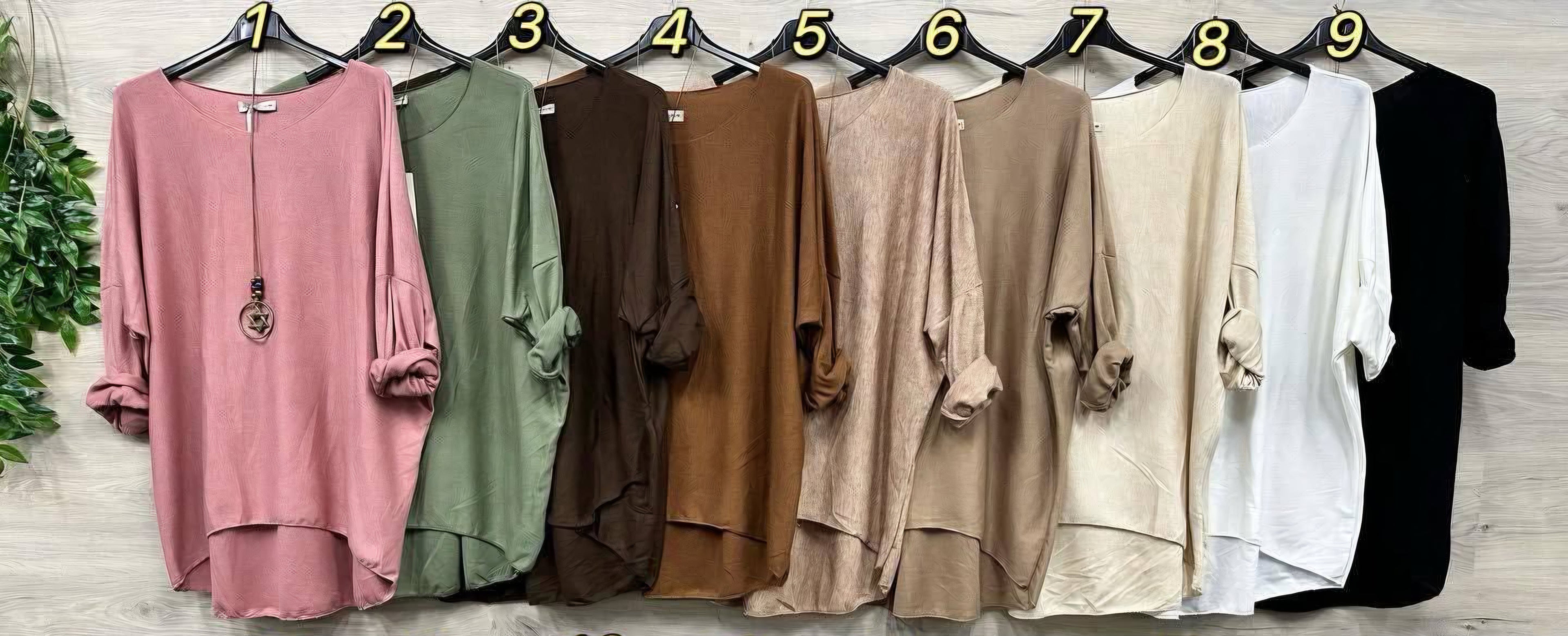 Italy Mode 🇮🇹 Butterstoff Oversize Pullover Vokuhila Butterfly Schnitt