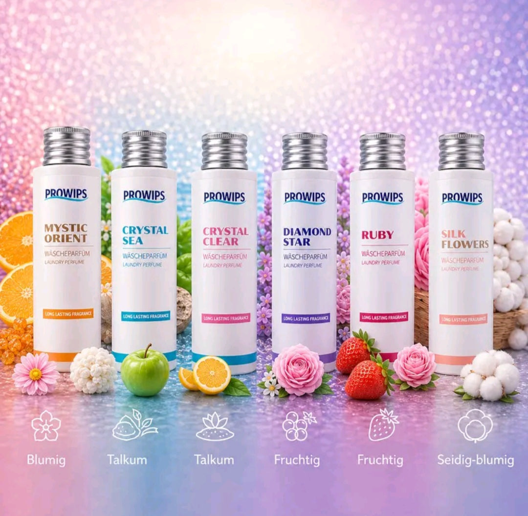PROWIPS MINI WÄSCHEDUFT 💎 High Performance Düfte + Pflege für Textilien - Vegan 50ml hochkonzentriert / vegan