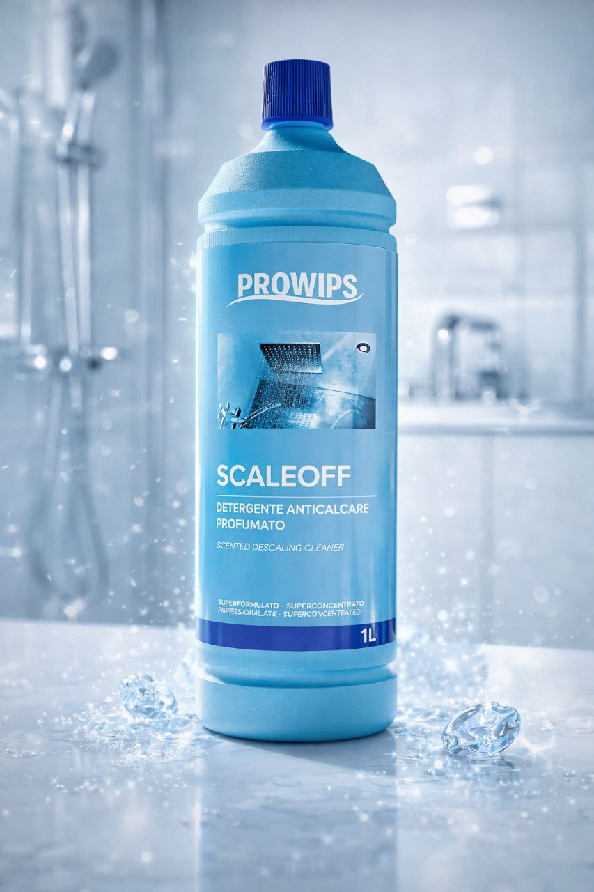 PROWIPS SCALEOFF 💎 Duftender Hochglanz Entkalker Reinigung Bad Küche Profi Reiniger HCCAP hochkonzentriert
