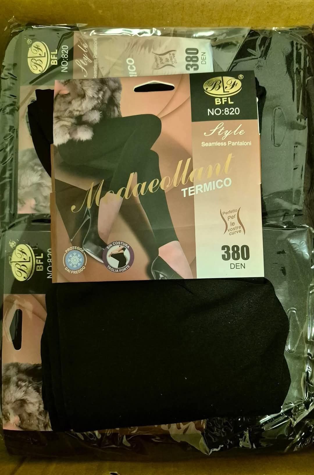 Bestseller 🇮🇹 Seamless Leggings 46 48 50 52 Curvy Size schwarz