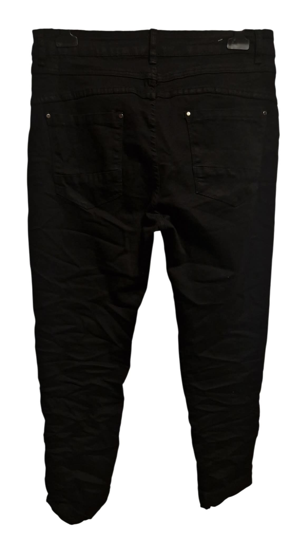 MISS QUEEN Figurwunder Jeanshose Stretch Optimale Passform Schwarz 40/L