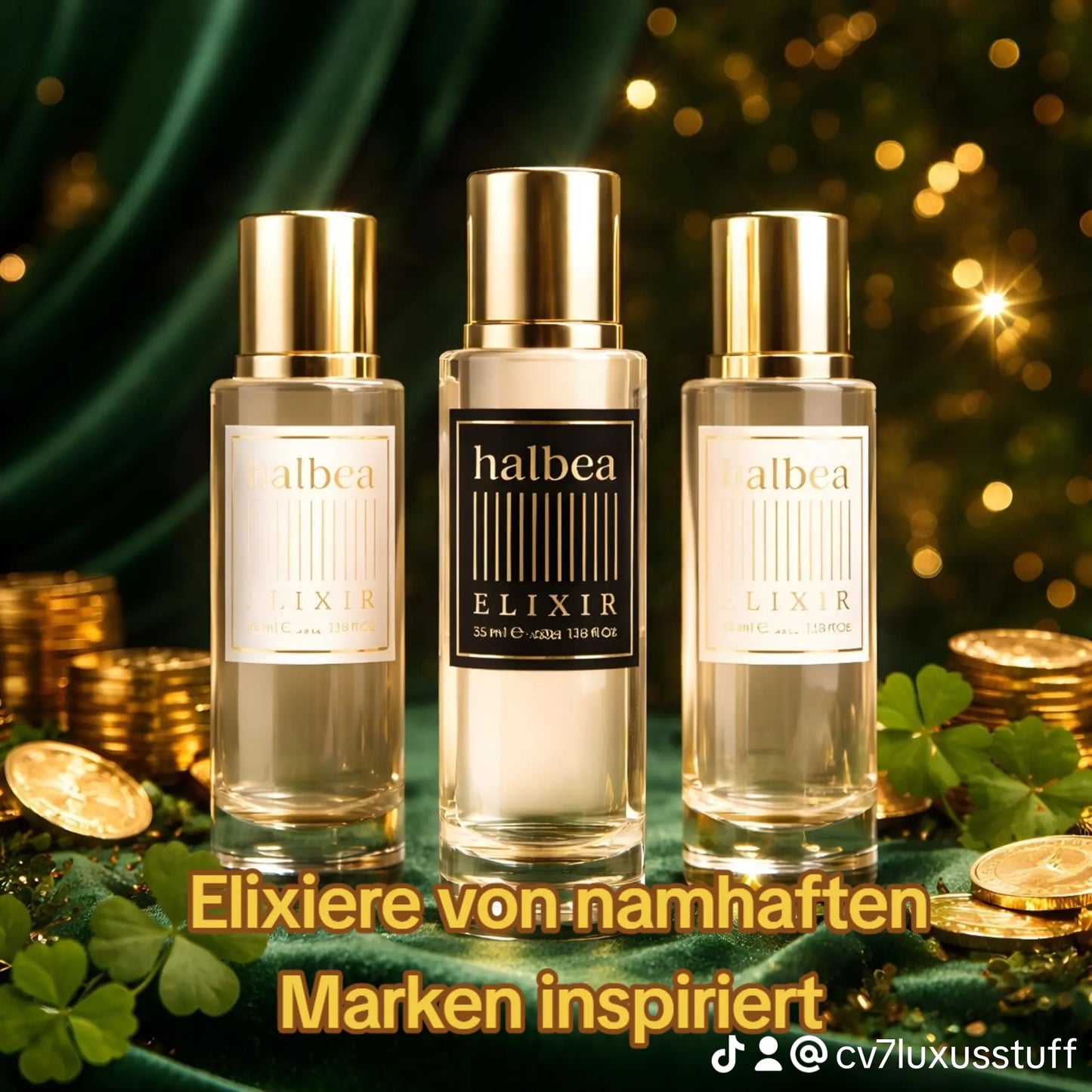 Halbea Burning Vice 225 - Luxus Herren Elixir mit Vanille Tabak