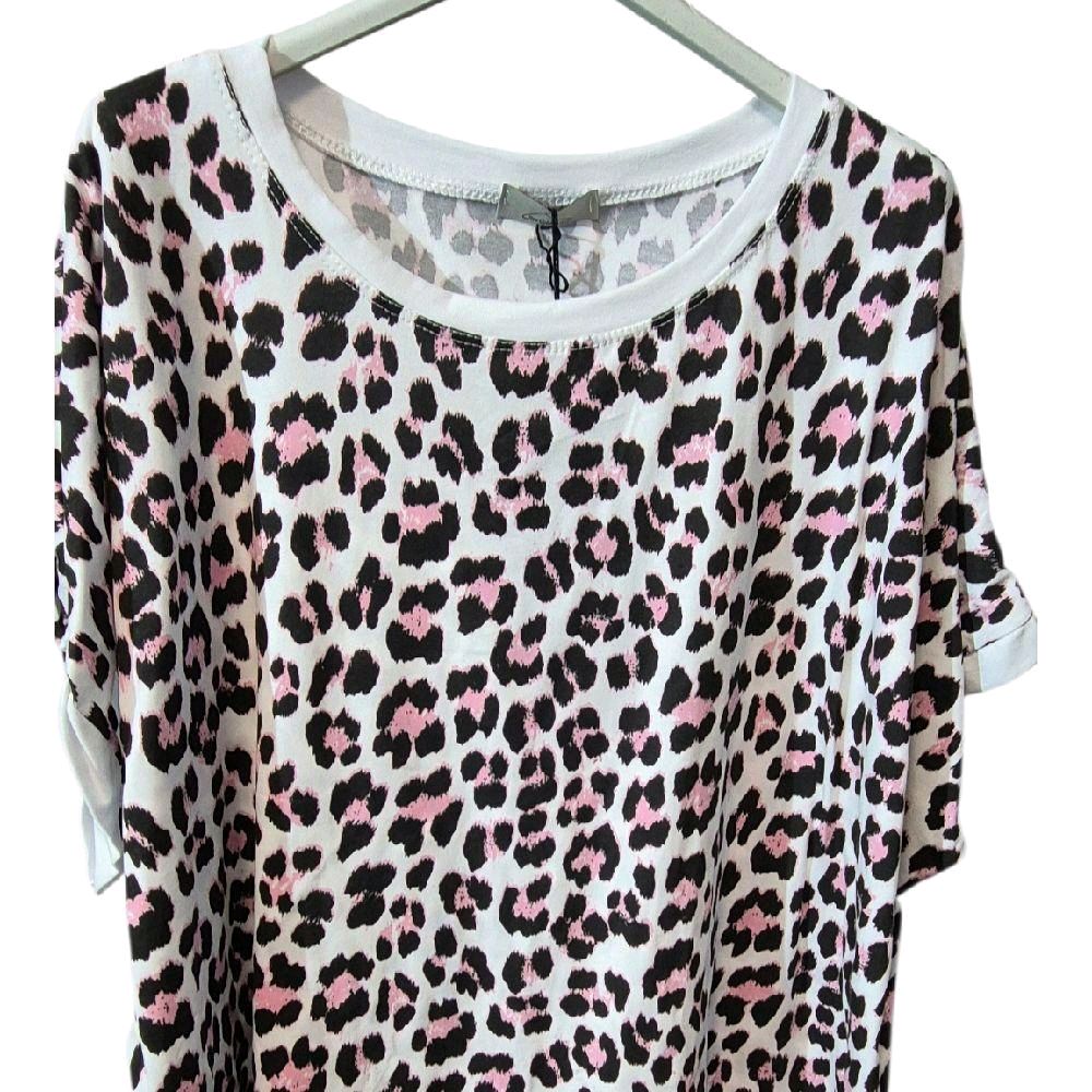 Italy Mode Leo Style Oversize Shirts Onesize = 44 bis 48 in tollen Farben - aktuelle Kollektion für bequeme Passform