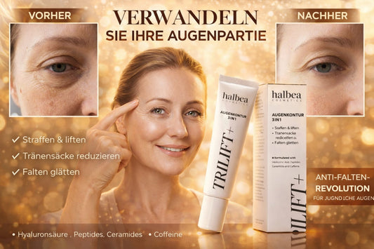 TRILIFT+ - 3-in-1 Augenpflege AntiAge Soforteffekt ohne Botox 10ml