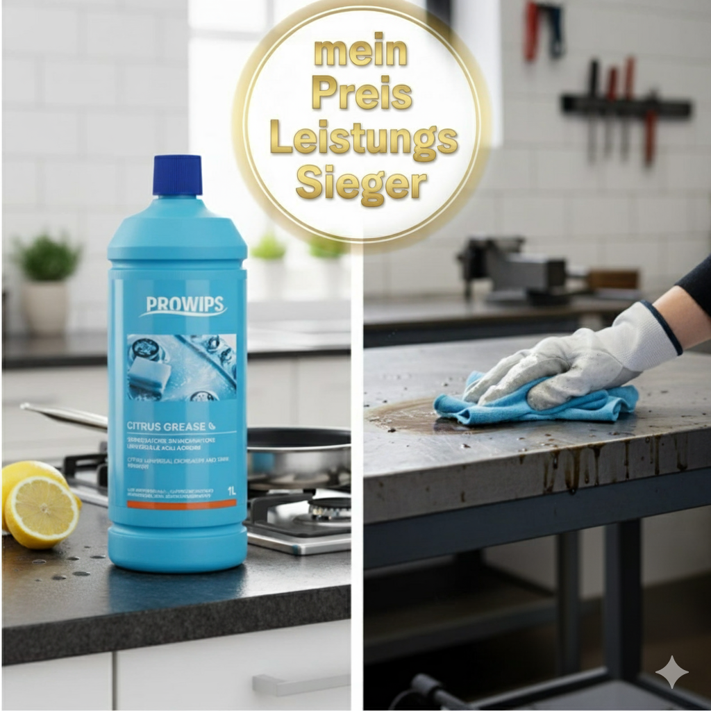 CITRUS GREASE 💎 FETTLÖSER + FLECKENREINIGER PROWIPS HCCAP hochkonzentriert