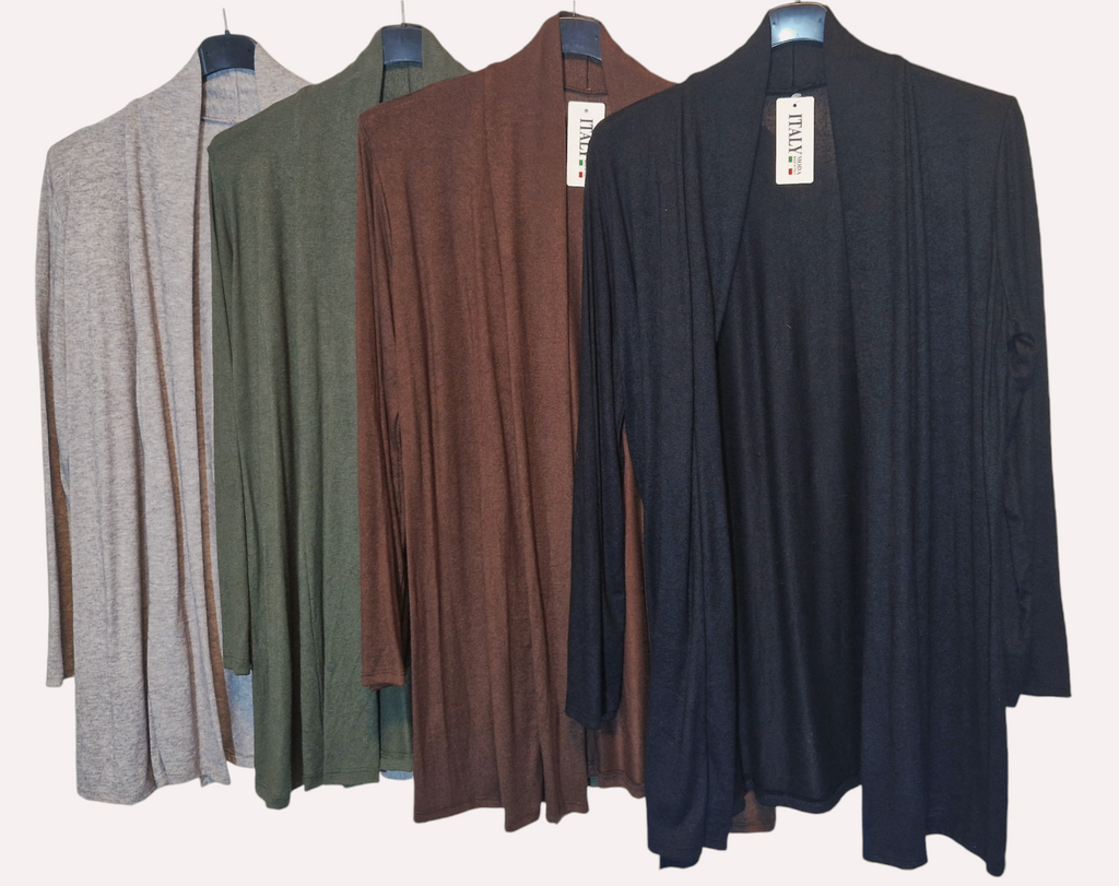 Italy Mode 🇮🇹 Butterstoff Cardigan Basic Allrounder ONESIZE 38-44 Blogger Style