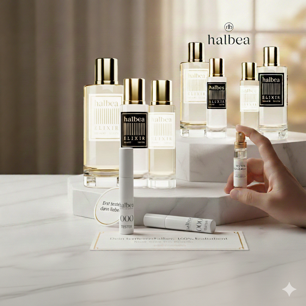 Halbea 204 - Damen Luxus Elixir - Frischer Duft - Aromatisch-Floral-Holzig