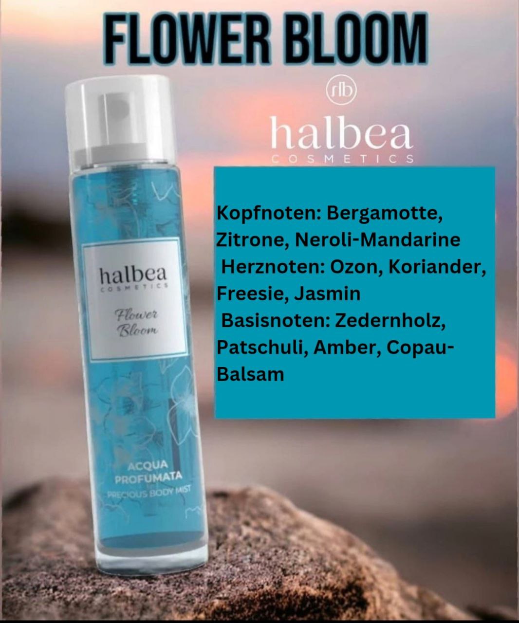 Bodyspray Duft Layering Body Mist Duftwasser Flower Bloom 100ml