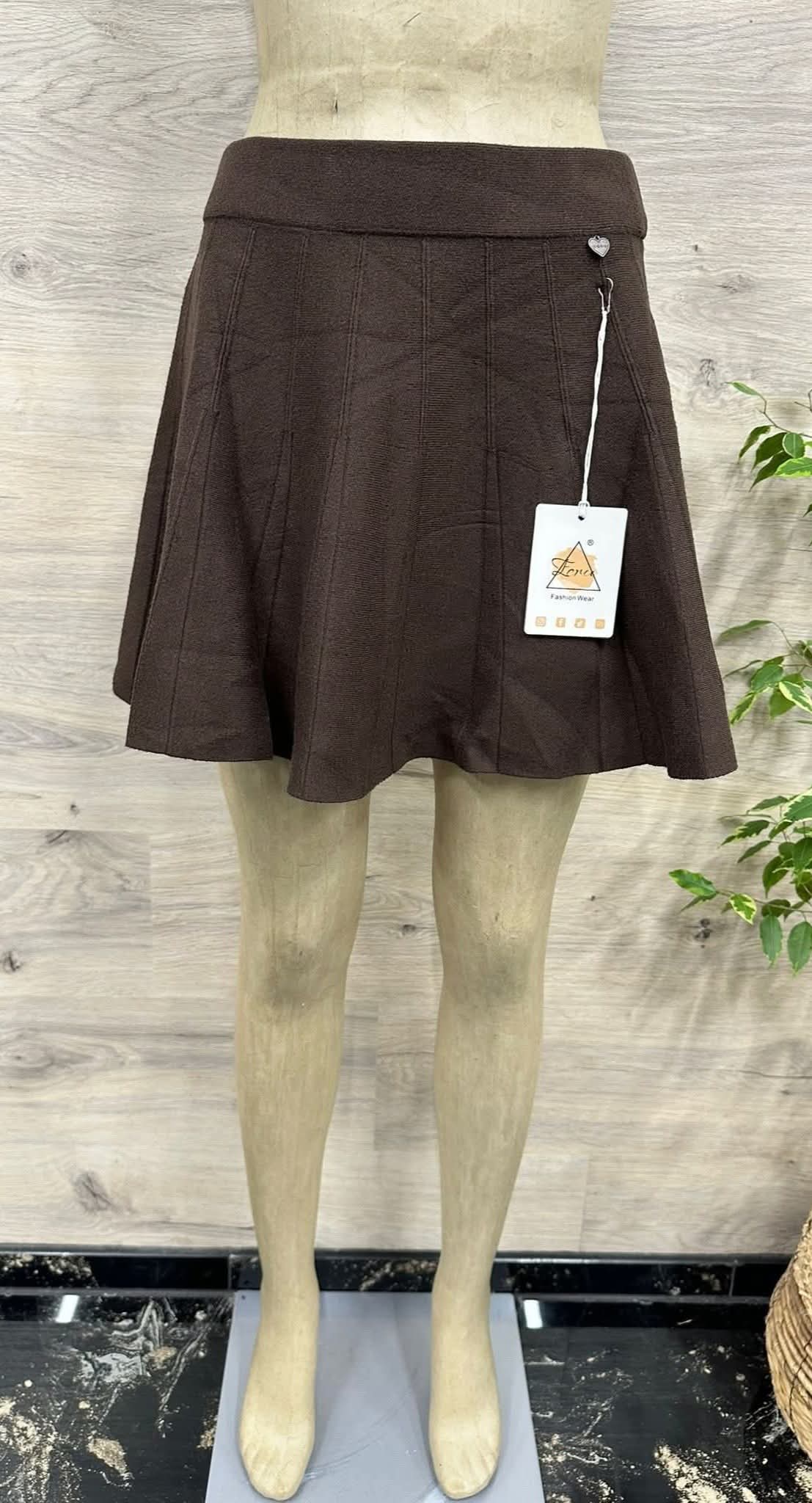 Italy Mode 🇮🇹 Trend Feinstrick-Rock 36-44/46 Gamechanger: Minirock zu Pullis