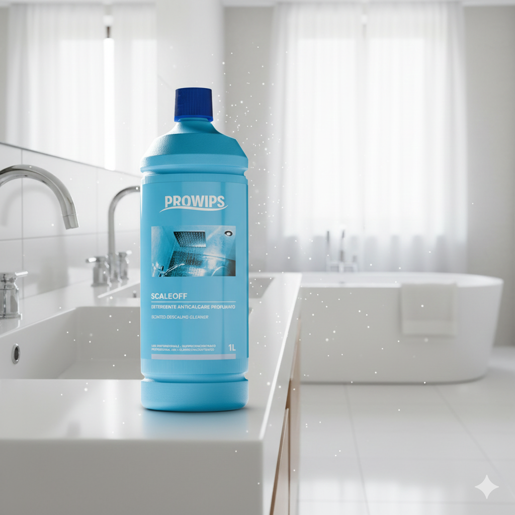 SCALEOFF 💎 Duftender Hochglanz Entkalker Grundreinigung Bad Küche Profi Reiniger PROWIPS HCCAP