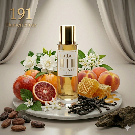 Skandalös Süss-Fruchtig -  Honig Karamell Orange Pfirsich - 191 - Halbea Damen Elixir Duft