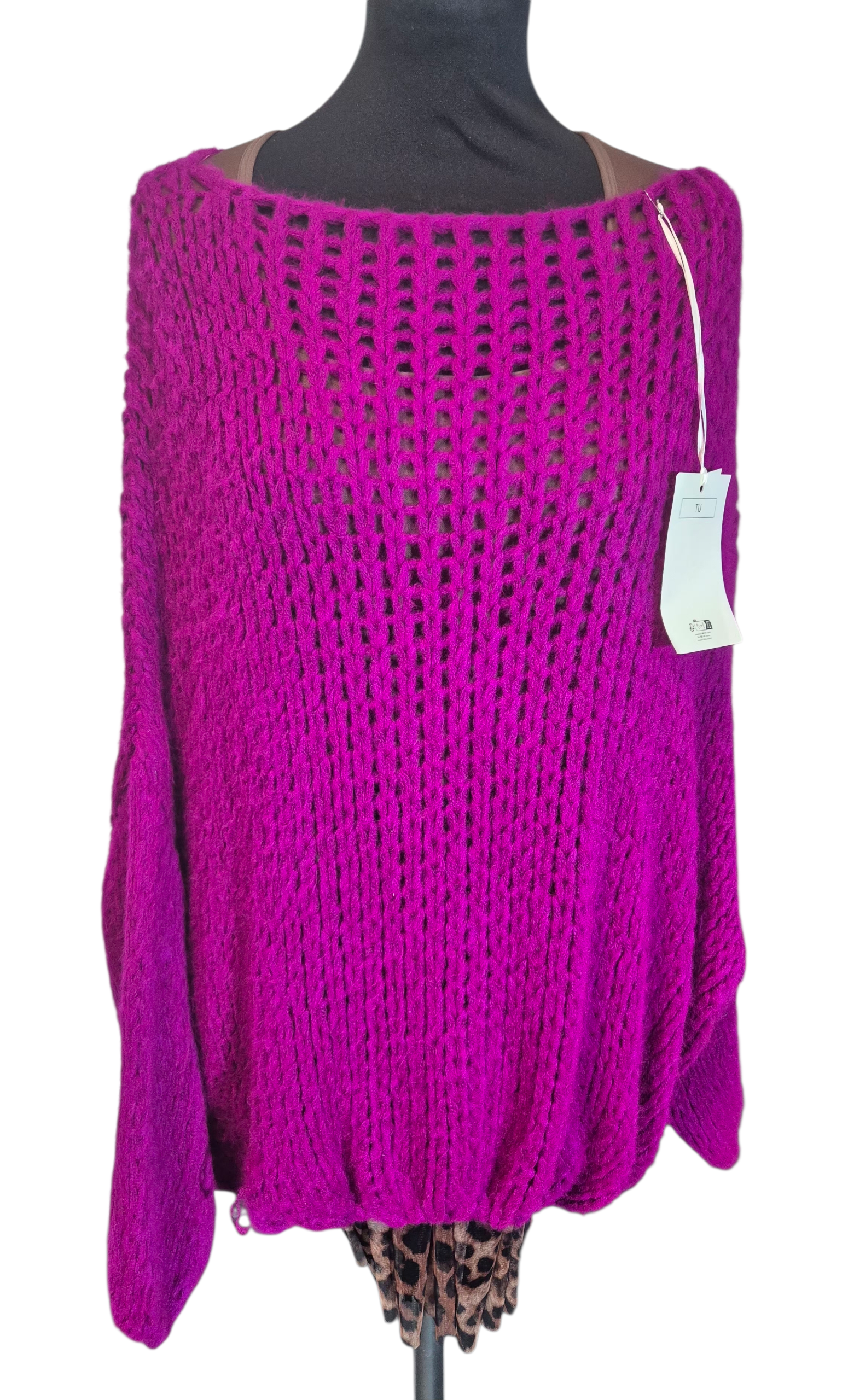Oversize Flausch-Strickpullover Bestseller 38 bis 48 Onesize