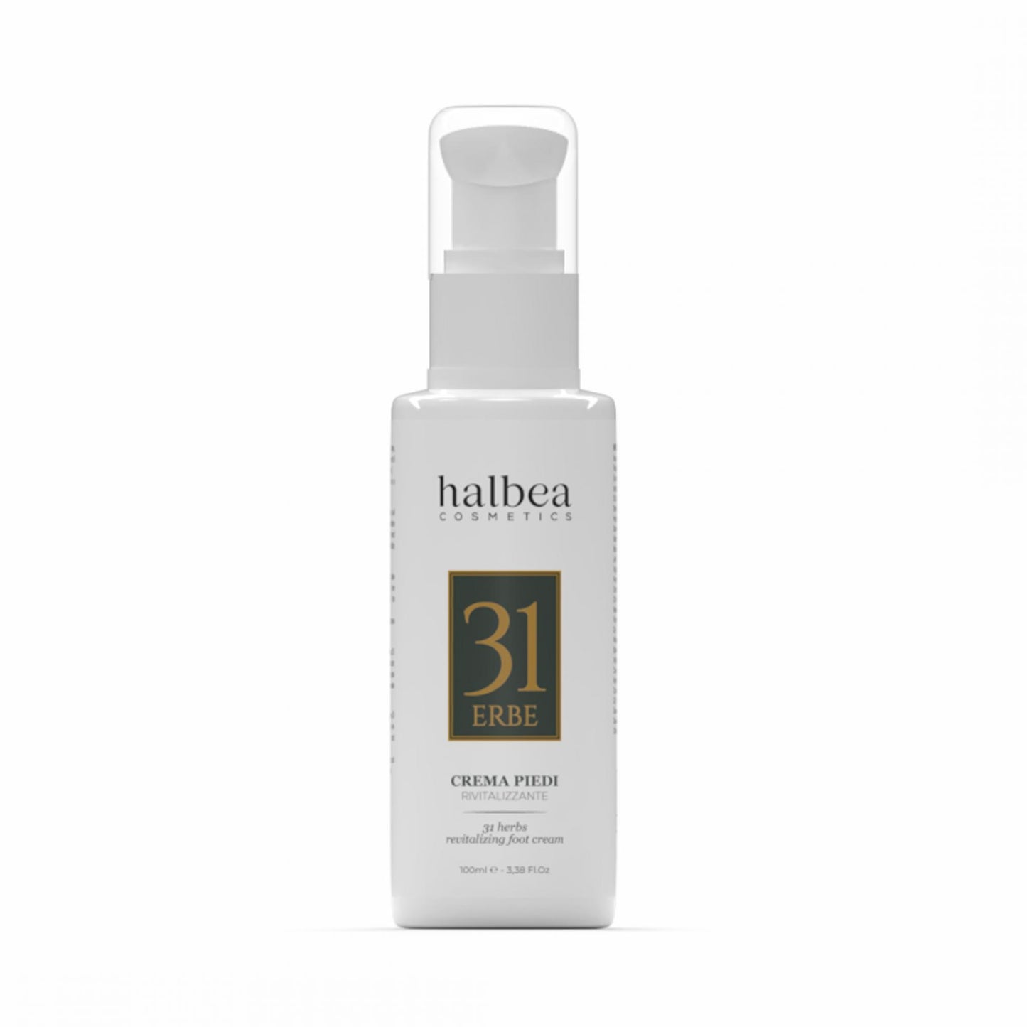 Halbea - Revitalisierende Fußcreme - 31-Kräuter-Öl - gegen müde Füße 100ml