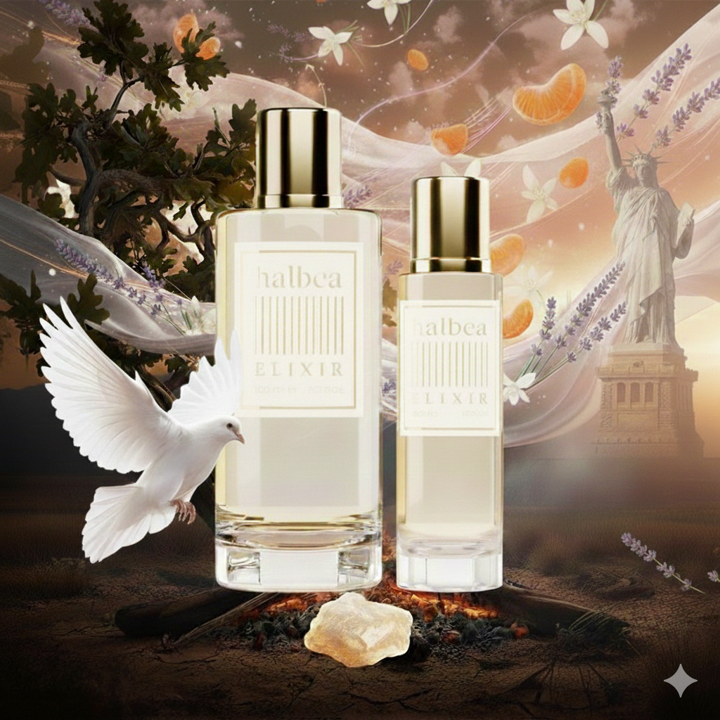 🕊 Liberta - Frisch Floral - 169 - Halbea Damen Elixir Duft mit Lavendel Mandarine
