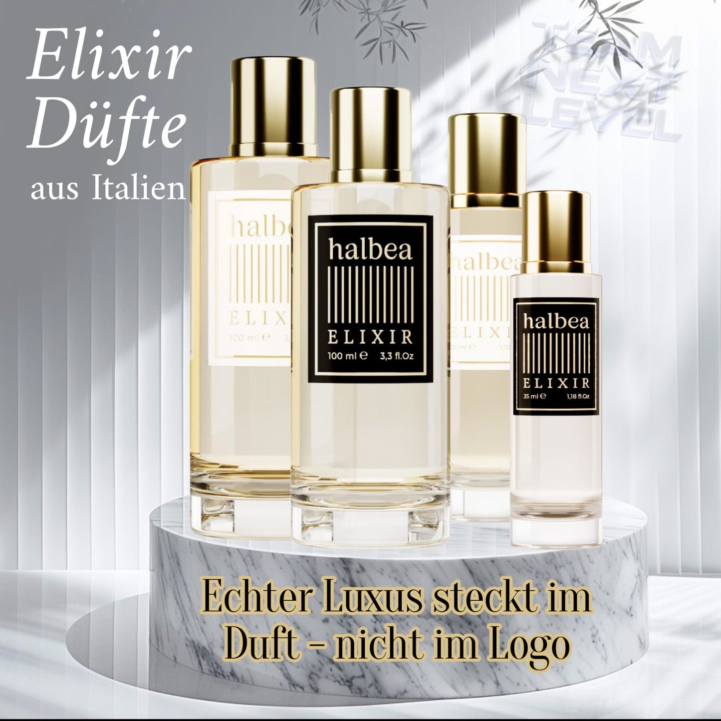 Halbea Burning Vice 225 - Luxus Herren Elixir mit Vanille Tabak