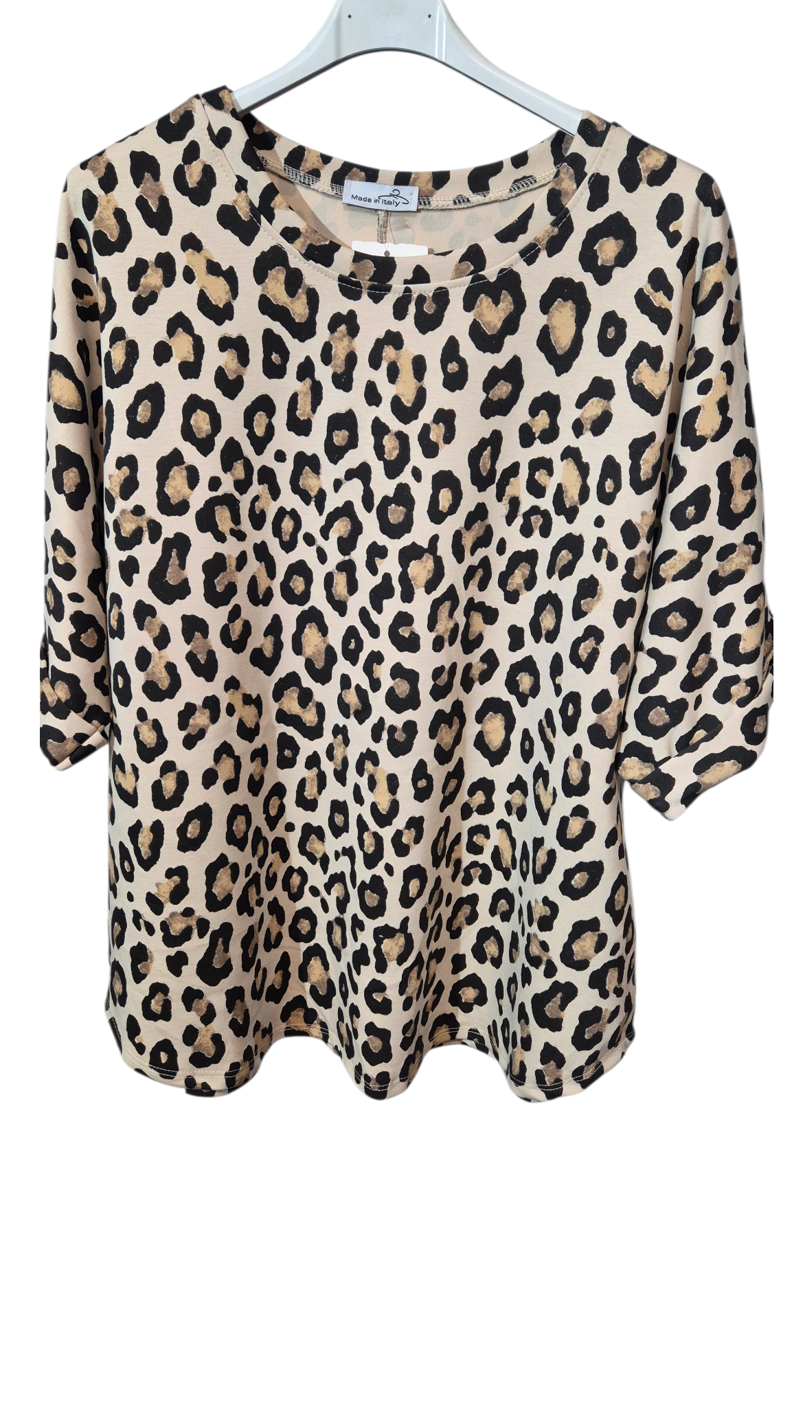 Italy Mode Leo Style Butterstoff Oversize Shirts Onesize = 40 bis 46 in tollen Farben - aktuelle Kollektion für bequeme Passform
