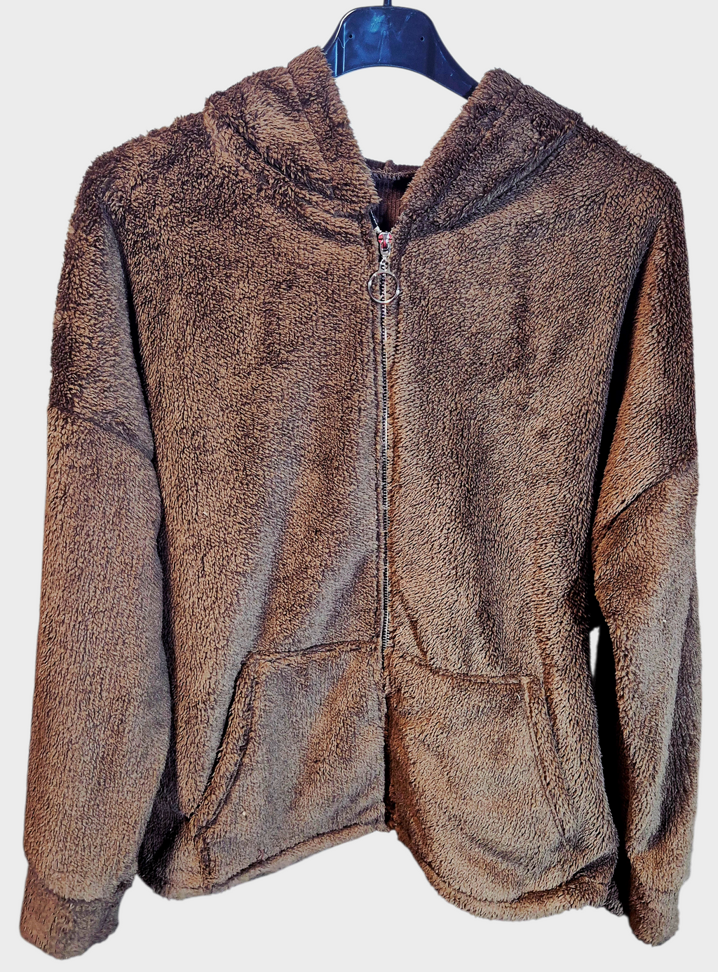 Kuschelige Teddyjacke Kurzjacke Übergangsjacke 40-44 in 3 Farben