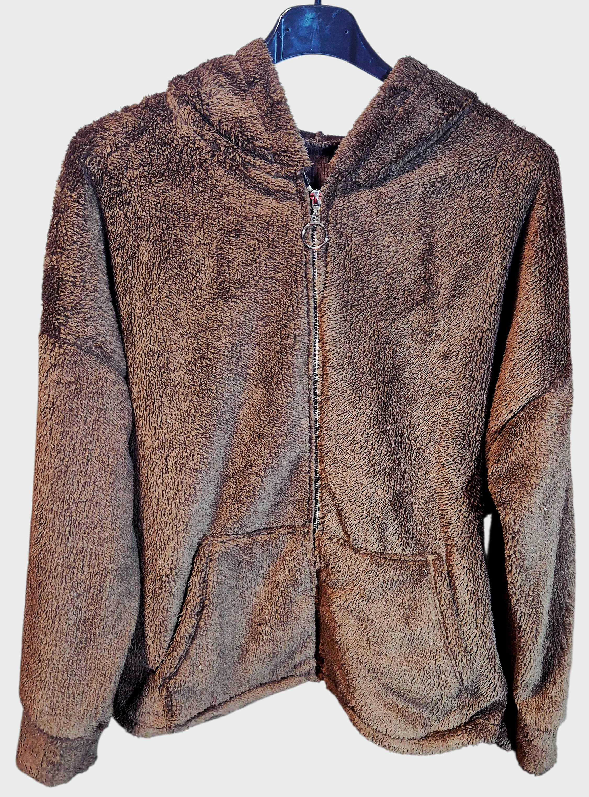 Kuschelige Teddyjacke Kurzjacke Übergangsjacke 40-44 in 3 Farben