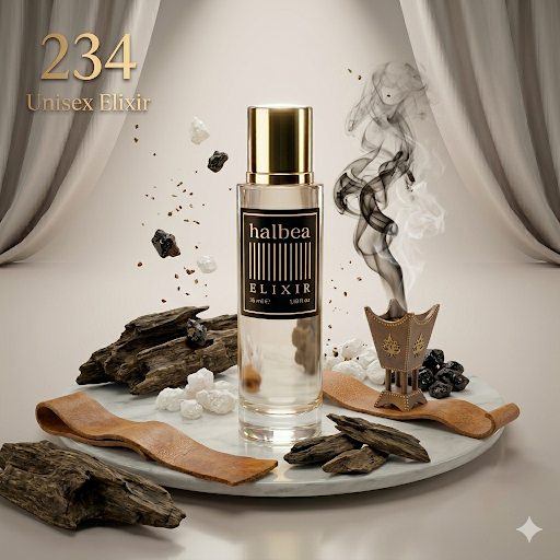 Halbea Unisex Luxus Elixir 234 mit Weihrauch Leder Oudholz