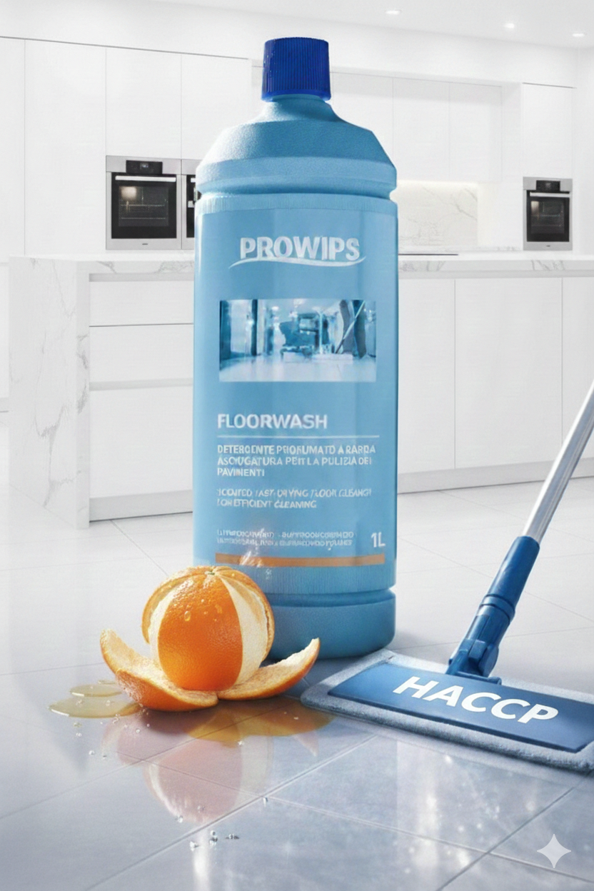 PROWIPS FLOORWASH 💎 Duftender Hochglanz Bodenreiniger - schnelltrocknend & desinfizierend - Profi Reiniger HCCAP hochkonzentriert