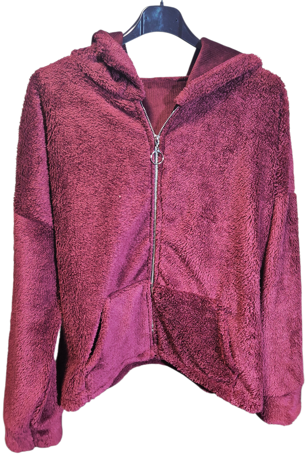 Kuschelige Teddyjacke Kurzjacke Übergangsjacke 40-44 in 3 Farben