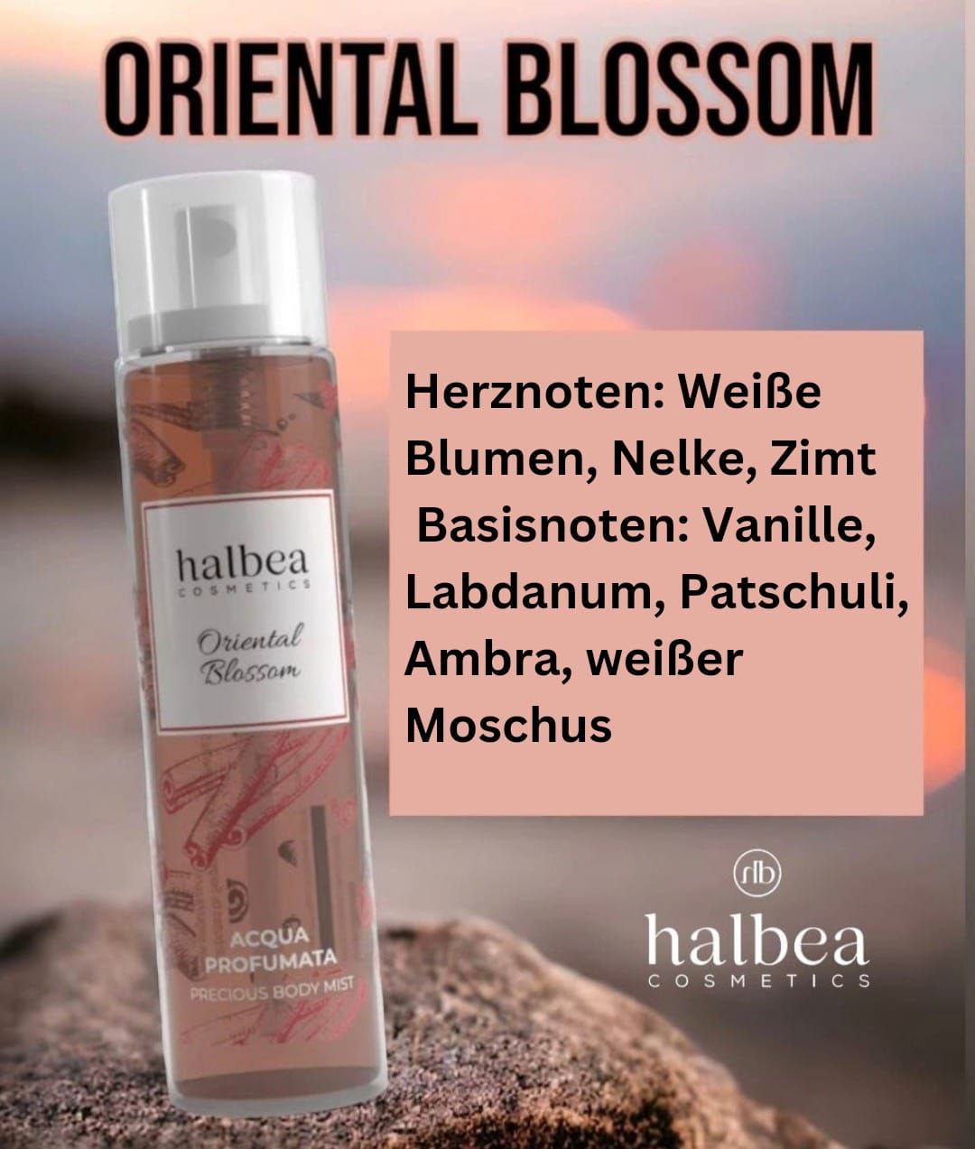 Bodyspray Duft Layering Body Mist Duftwasser Oriental Blossom 100ml