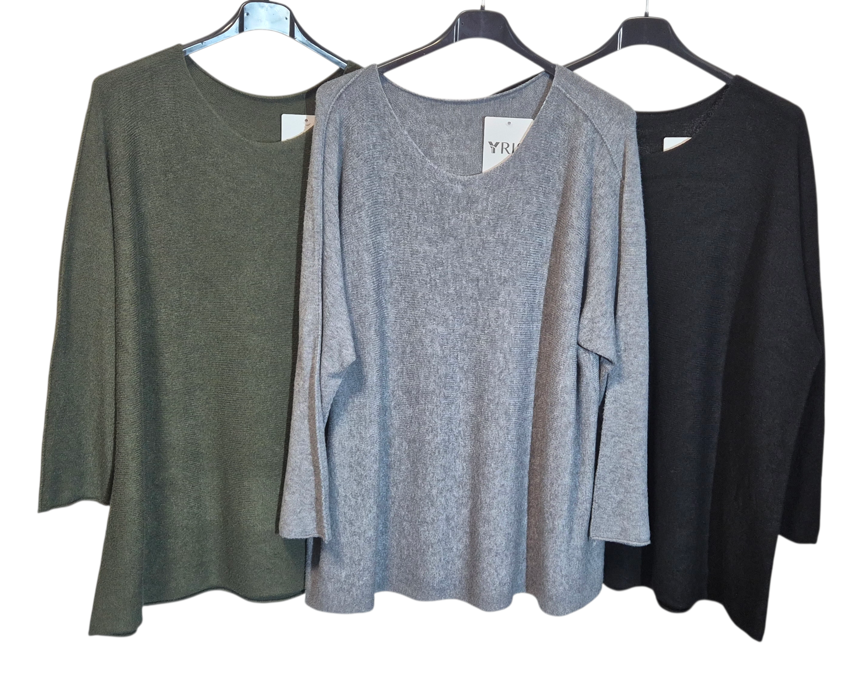 Figurschmeichler Elastico Long-Pullover 44 46 48