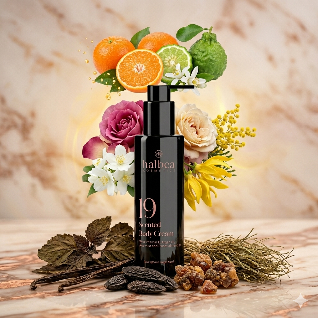 Halbea Bodylotion - Körpercreme Pflegend + Duftend nach Lieblingsduft 19 - 150ml