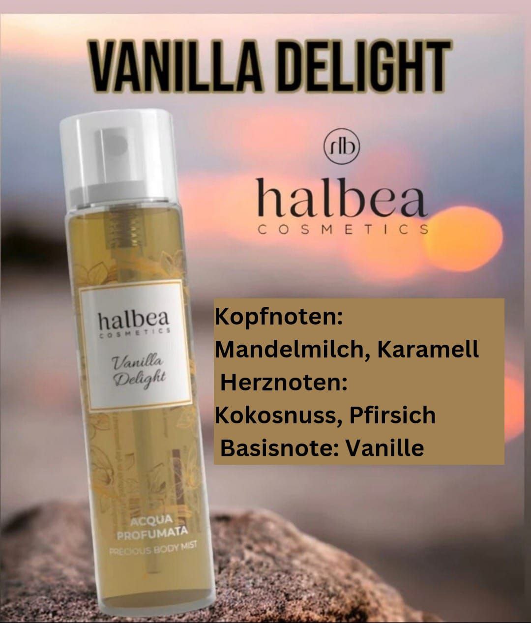 Bodyspray Duft Layering Body Mist Duftwasser Vanilla Delight 100ml