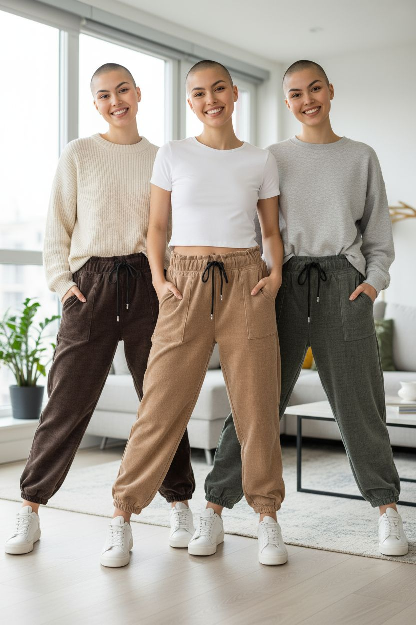 Italy Mode Babycord Jogpants Hose 38 40 42