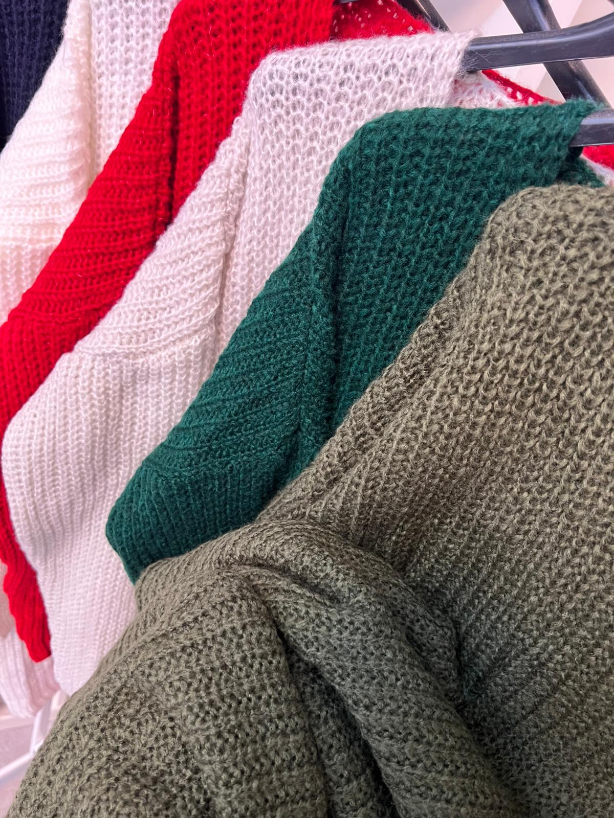 Italy Mode 🇮🇹 Oversize Longpullover Strickpullover Mini-Strickkleid