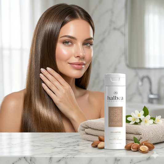 Halbea - Argan Shampoo - Haarpflege - für glänzendes Haar