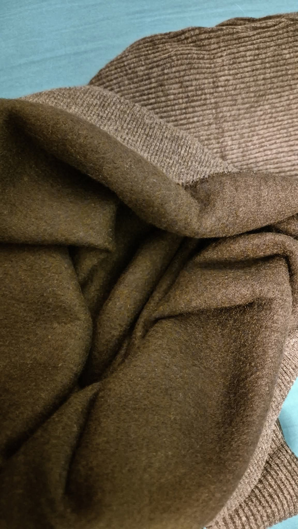 Gefütterte Ripp Leggings Hose High Waist