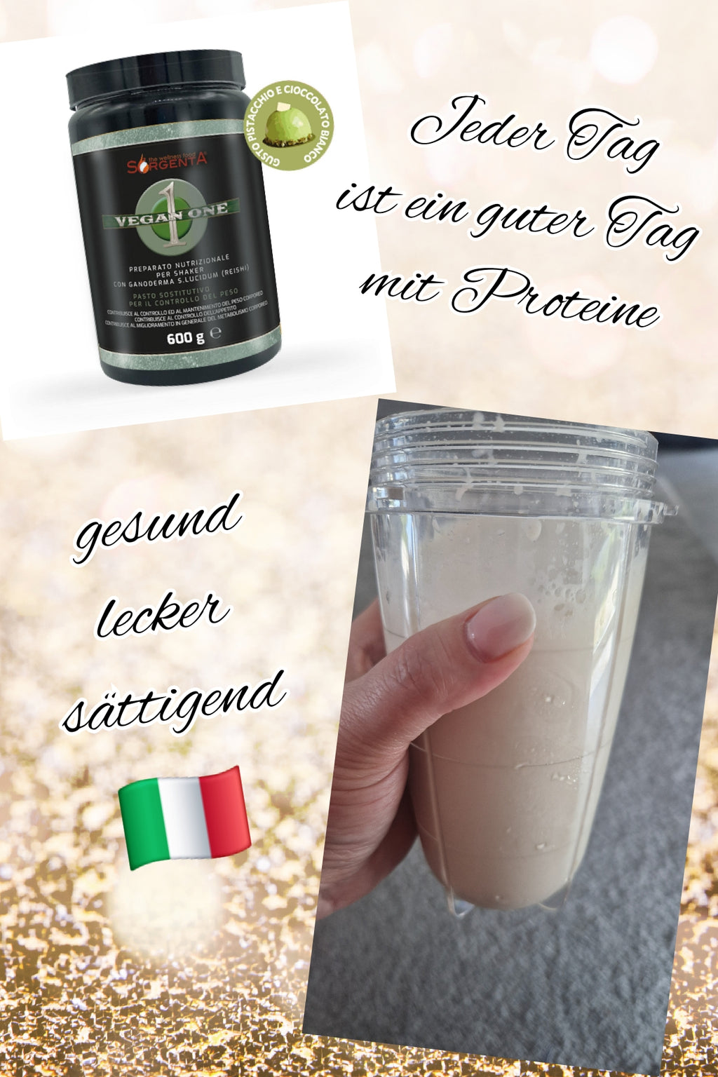 VEGAN ONE - Protein Shake - Mahlzeitenersatz - Cappuccino - 600g