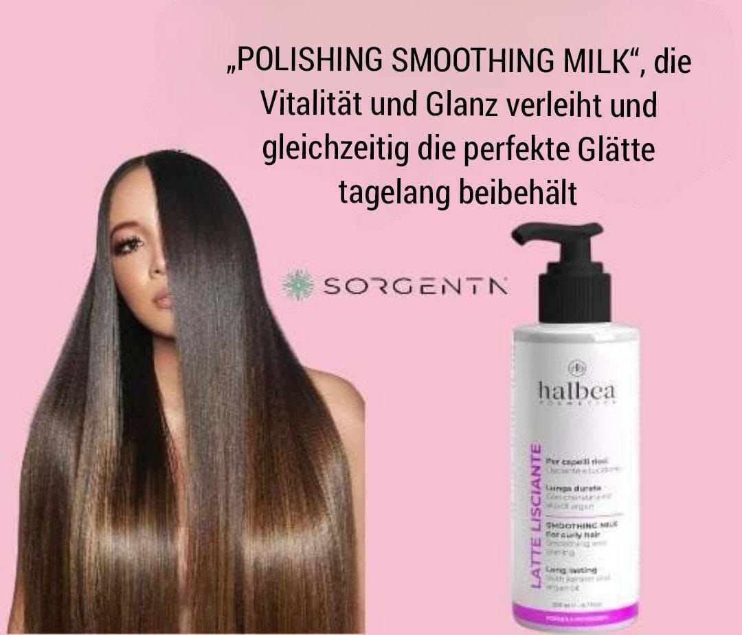 Ciao Locken - Glättende und glanzverleihende Haarmilch mit Keratin und Arganöl – 200 ml