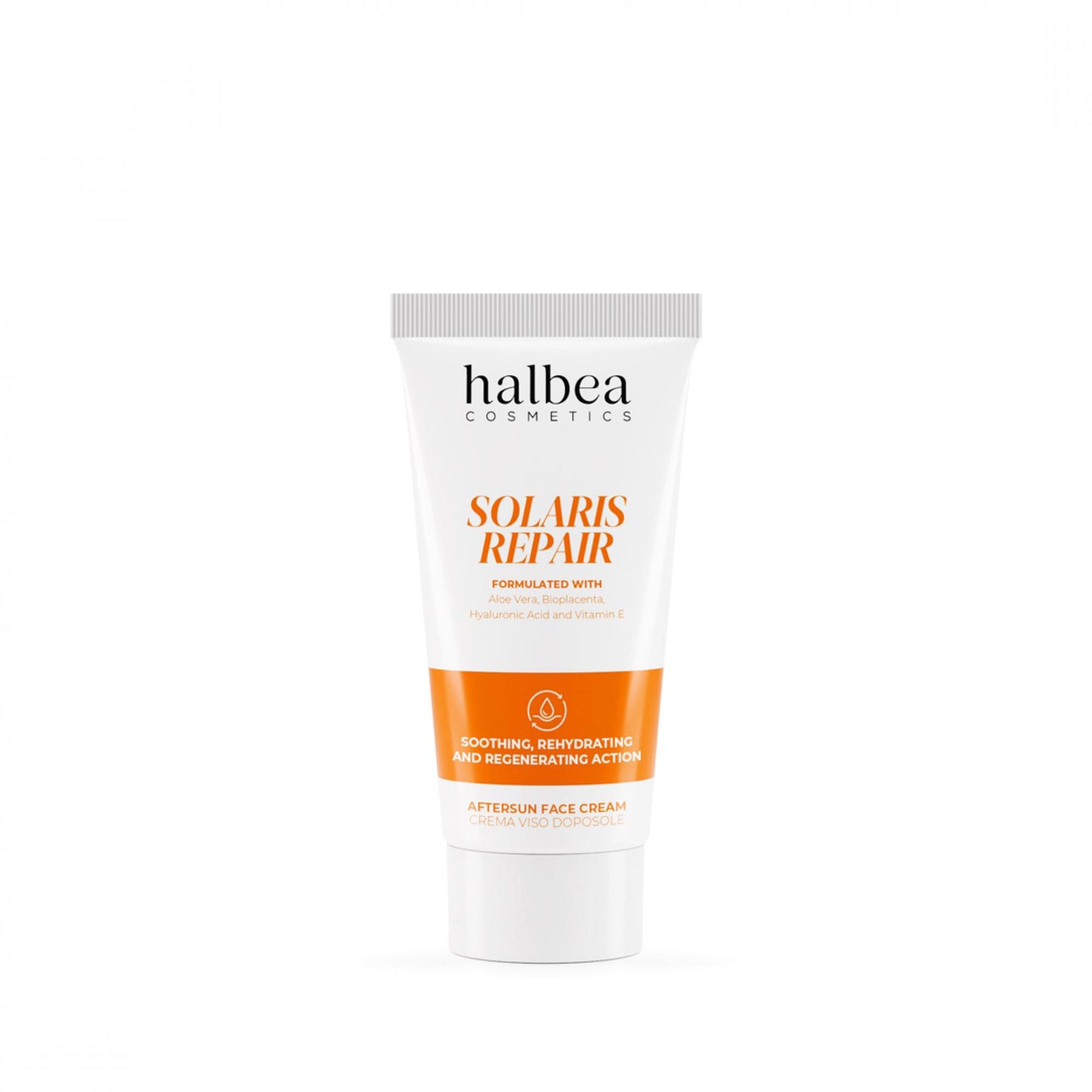 Halbea Solaris Repair - After-Sun Gesichtscreme mit Aloe Vera Vitamin E - 80ml vegan