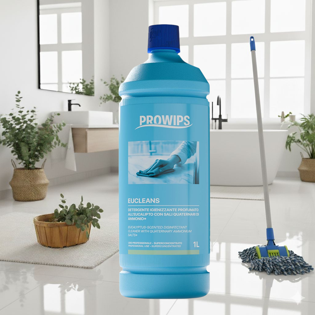 PROWIPS EUCLEANS - mit Eukalyptus Küchenreiniger 💎 Profi Desinfektionsmittel HCCAP hochkonzentriert